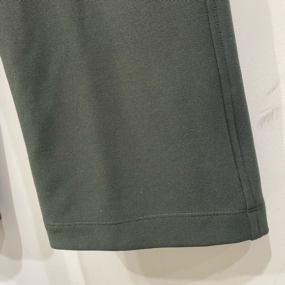 Chico’s Design Pull Up Pants Dark Green High Rise Straight Leg size 2 - Picture 4 of 9